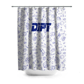 Штора 3D для ванной с принтом DIPT в Тюмени, 100% полиэстер | плотность материала — 100 г/м2. Стандартный размер — 146 см х 180 см. По верхнему краю — пластиковые люверсы для креплений. В комплекте 10 пластиковых колец | 