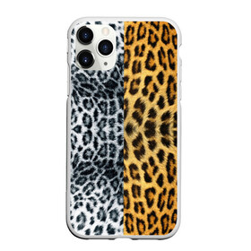 Чехол для iPhone 11 Pro Max матовый с принтом Леопард Снежный Барс в Тюмени, Силикон |  | Тематика изображения на принте: textures | барс | животное | леопард | пятна | снежный | текстура | чёрное с белым