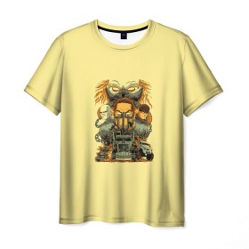Мужская футболка 3D с принтом Mad Max в Тюмени, 100% полиэфир | прямой крой, круглый вырез горловины, длина до линии бедер | cinema | film | mad | mad max | max | безумный макс | кино | фильм