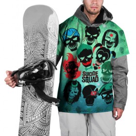 Накидка на куртку 3D с принтом Suicide Squad в Тюмени, 100% полиэстер |  | Тематика изображения на принте: suicide squad