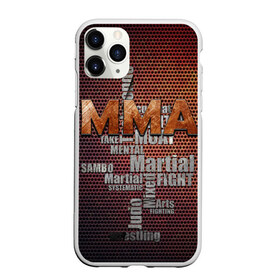 Чехол для iPhone 11 Pro матовый с принтом MMA в Тюмени, Силикон |  | judo | mixed | mma | sambo | wrestling