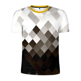 Мужская футболка 3D спортивная с принтом Pattern в Тюмени, 100% полиэстер с улучшенными характеристиками | приталенный силуэт, круглая горловина, широкие плечи, сужается к линии бедра | 