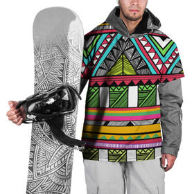 Накидка на куртку 3D с принтом Зимбабве в Тюмени, 100% полиэстер |  | Тематика изображения на принте: африка | орнамент | этнический | этно