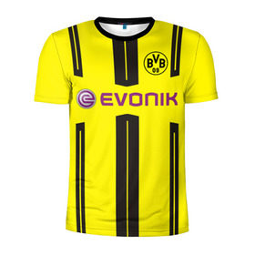 Мужская футболка 3D спортивная с принтом Borussia Dortmund в Тюмени, 100% полиэстер с улучшенными характеристиками | приталенный силуэт, круглая горловина, широкие плечи, сужается к линии бедра | боруссия | дортмунд