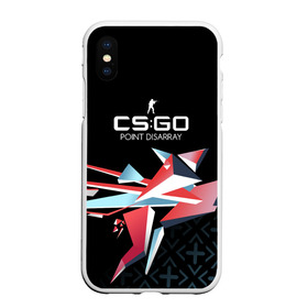 Чехол для iPhone XS Max матовый с принтом csgo - Point Disarray style (Буйство красок) в Тюмени, Силикон | Область печати: задняя сторона чехла, без боковых панелей | Тематика изображения на принте: cs | csgo | го | кс