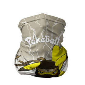 Бандана-труба 3D с принтом Pikachu в Тюмени, 100% полиэстер, ткань с особыми свойствами — Activecool | плотность 150‒180 г/м2; хорошо тянется, но сохраняет форму | pikachu | pokeball | pokemon | пикачу | покеболл | покемон