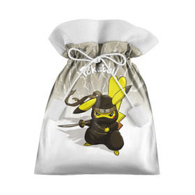 Подарочный 3D мешок с принтом Pikachu в Тюмени, 100% полиэстер | Размер: 29*39 см | pikachu | pokeball | pokemon | пикачу | покеболл | покемон