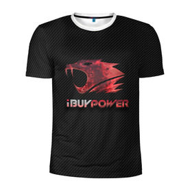 Мужская футболка 3D спортивная с принтом cs:go - iBUYPOWER (KATOWICE 2014) в Тюмени, 100% полиэстер с улучшенными характеристиками | приталенный силуэт, круглая горловина, широкие плечи, сужается к линии бедра | cs | csgo | го | кс