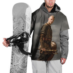 Накидка на куртку 3D с принтом Бьёрн в Тюмени, 100% полиэстер |  | Тематика изображения на принте: викинги