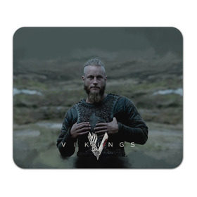 Коврик прямоугольный с принтом Рагнар Лодброк в Тюмени, натуральный каучук | размер 230 х 185 мм; запечатка лицевой стороны | викинги