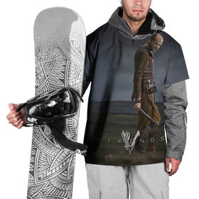 Накидка на куртку 3D с принтом Флоки в Тюмени, 100% полиэстер |  | Тематика изображения на принте: викинги