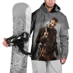 Накидка на куртку 3D с принтом Флоки в Тюмени, 100% полиэстер |  | Тематика изображения на принте: викинги