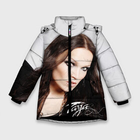 Зимняя куртка для девочек 3D с принтом Tarja Turunen Nightwish в Тюмени, ткань верха — 100% полиэстер; подклад — 100% полиэстер, утеплитель — 100% полиэстер. | длина ниже бедра, удлиненная спинка, воротник стойка и отстегивающийся капюшон. Есть боковые карманы с листочкой на кнопках, утяжки по низу изделия и внутренний карман на молнии. 

Предусмотрены светоотражающий принт на спинке, радужный светоотражающий элемент на пуллере молнии и на резинке для утяжки. | nightwish | металл | музыка | рок | тарья турунен