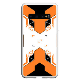 Чехол для Samsung Galaxy S10 с принтом Cs Go Asiimov в Тюмени, Силикон | Область печати: задняя сторона чехла, без боковых панелей | Тематика изображения на принте: cs | cs go | csgo | go | го | контр страйк | контра | кс | кс го | ксго | спецназ | террористы