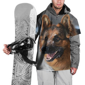 Накидка на куртку 3D с принтом Длинношерстная овчарка в Тюмени, 100% полиэстер |  | Тематика изображения на принте: овчарка | овчарки | песик | песики | собака | собаки