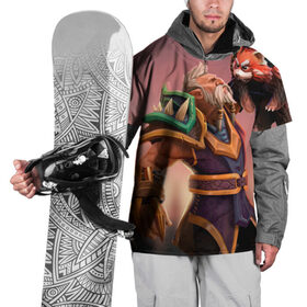 Накидка на куртку 3D с принтом Bear в Тюмени, 100% полиэстер |  | Тематика изображения на принте: dota | dota 2 | lone druid | дота | дотан | раки