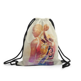 Рюкзак-мешок 3D с принтом Kobe Bryant в Тюмени, 100% полиэстер | плотность ткани — 200 г/м2, размер — 35 х 45 см; лямки — толстые шнурки, застежка на шнуровке, без карманов и подкладки | kobe bryant | lakers | los angeles lakers | nba. | баскетбол | баскетболист | коби брайант | лайкерс | лос анджелес лейкерс | нба