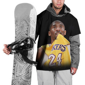 Накидка на куртку 3D с принтом Kobe Bryant в Тюмени, 100% полиэстер |  | kobe bryant | lakers | los angeles lakers | nba. | баскетбол | баскетболист | коби брайант | лайкерс | лос анджелес лейкерс | нба