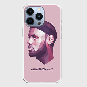 Чехол для iPhone 13 Pro с принтом LeBron James в Тюмени,  |  | Тематика изображения на принте: cleveland cavaliers | lebron james | nba. | баскетбол | баскетболист | джеймс леброн | кливленд кавальерс | нба