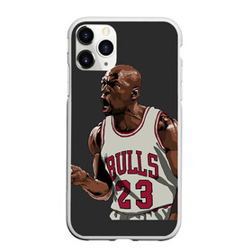 Чехол для iPhone 11 Pro матовый с принтом Michael Jordan в Тюмени, Силикон |  | chicago bulls | michael jeffrey jordan | nba. | баскетбол | баскетболист | вашингтон уизардс | майкл джордан | нба | чикаго | чикаго буллз