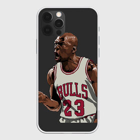 Чехол для iPhone 12 Pro Max с принтом Michael Jordan в Тюмени, Силикон |  | Тематика изображения на принте: chicago bulls | michael jeffrey jordan | nba. | баскетбол | баскетболист | вашингтон уизардс | майкл джордан | нба | чикаго | чикаго буллз