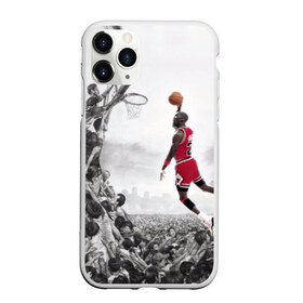 Чехол для iPhone 11 Pro матовый с принтом Michael Jordan в Тюмени, Силикон |  | chicago bulls | michael jeffrey jordan | nba. | баскетбол | баскетболист | вашингтон уизардс | майкл джордан | нба | чикаго | чикаго буллз