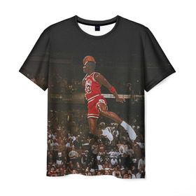 Мужская футболка 3D с принтом Michael Jordan в Тюмени, 100% полиэфир | прямой крой, круглый вырез горловины, длина до линии бедер | chicago bulls | michael jeffrey jordan | nba. | баскетбол | баскетболист | вашингтон уизардс | майкл джордан | нба | чикаго | чикаго буллз
