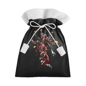 Подарочный 3D мешок с принтом Michael Jordan в Тюмени, 100% полиэстер | Размер: 29*39 см | Тематика изображения на принте: chicago bulls | michael jeffrey jordan | nba. | баскетбол | баскетболист | вашингтон уизардс | майкл джордан | нба | чикаго | чикаго буллз