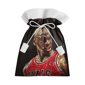 Подарочный 3D мешок с принтом Michael Jordan в Тюмени, 100% полиэстер | Размер: 29*39 см | chicago bulls | michael jeffrey jordan | nba. | баскетбол | баскетболист | вашингтон уизардс | майкл джордан | нба | чикаго | чикаго буллз