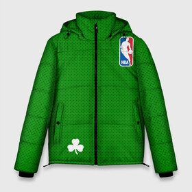 Мужская зимняя куртка 3D с принтом Boston Celtics в Тюмени, верх — 100% полиэстер; подкладка — 100% полиэстер; утеплитель — 100% полиэстер | длина ниже бедра, свободный силуэт Оверсайз. Есть воротник-стойка, отстегивающийся капюшон и ветрозащитная планка. 

Боковые карманы с листочкой на кнопках и внутренний карман на молнии. | boston celtics | бостон | бостон селтикс | нба | селтикс
