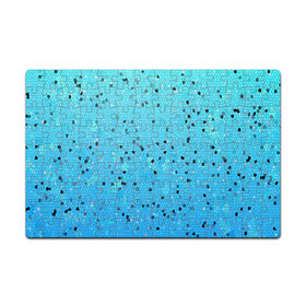 Пазл магнитный 126 элементов с принтом Синий узор в Тюмени, полимерный материал с магнитным слоем | 126 деталей, размер изделия —  180*270 мм | абстракция | арт | мозайка | рисунок | синий | текстура | узоры