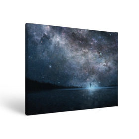 Холст прямоугольный с принтом Звездное небо в Тюмени, 100% ПВХ |  | Тематика изображения на принте: вселенная | галактика | звезды | небо | ночь