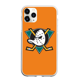 Чехол для iPhone 11 Pro матовый с принтом Анахайм в Тюмени, Силикон |  | anaheim | ducks | nhl | дакс | нхл | хоккей