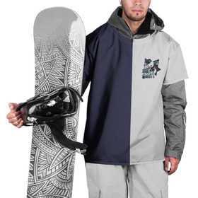 Накидка на куртку 3D с принтом Stay Frosty 2 в Тюмени, 100% полиэстер |  | Тематика изображения на принте: community stickers | counter strike | cs | cs go | будь начеку | снеговик