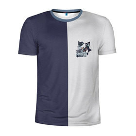 Мужская футболка 3D спортивная с принтом Stay Frosty 2 в Тюмени, 100% полиэстер с улучшенными характеристиками | приталенный силуэт, круглая горловина, широкие плечи, сужается к линии бедра | community stickers | counter strike | cs | cs go | будь начеку | снеговик