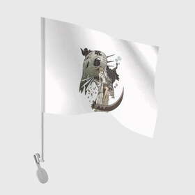 Флаг для автомобиля с принтом Мака в Тюмени, 100% полиэстер | Размер: 30*21 см | пожиратель душ