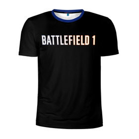 Мужская футболка 3D спортивная с принтом BATTLEFIELD 1 в Тюмени, 100% полиэстер с улучшенными характеристиками | приталенный силуэт, круглая горловина, широкие плечи, сужается к линии бедра | Тематика изображения на принте: battlefield 1 | батлфилд 1