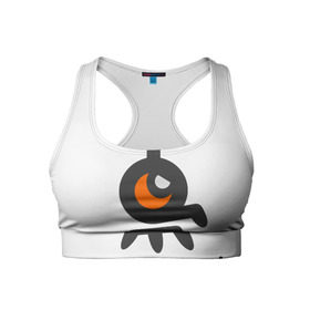 Женский спортивный топ 3D с принтом Атомный Самовар в Тюмени, 82% полиэстер, 18% спандекс Ткань безопасна для здоровья, позволяет коже дышать, не мнется и не растягивается |  | злой иван | иван победа | самовар | укрослов