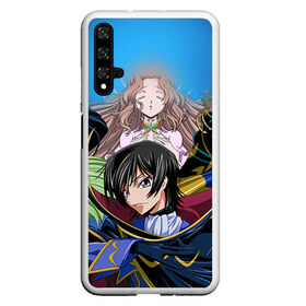 Чехол для Honor 20 с принтом Code Geass 1 в Тюмени, Силикон | Область печати: задняя сторона чехла, без боковых панелей | Тематика изображения на принте: anime | аниме | анимешник | анимешникам | восставший лелуш | код гиас | код гиасс | код гиасс: восставший лелуш