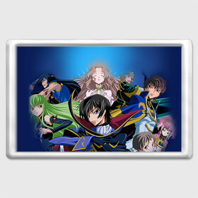 Магнит 45*70 с принтом Code Geass 1 в Тюмени, Пластик | Размер: 78*52 мм; Размер печати: 70*45 | anime | аниме | анимешник | анимешникам | восставший лелуш | код гиас | код гиасс | код гиасс: восставший лелуш