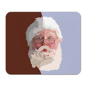 Коврик прямоугольный с принтом Санта Клаус в стиле WPAP в Тюмени, натуральный каучук | размер 230 х 185 мм; запечатка лицевой стороны | Тематика изображения на принте: веселье | дед мороз | новый год | праздник | санта