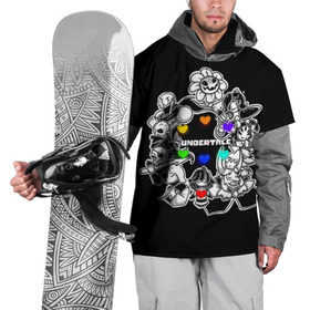 Накидка на куртку 3D с принтом Undertale 2 в Тюмени, 100% полиэстер |  | Тематика изображения на принте: альфис | андайн | андертейл | асгор | дримурр | меттатон | папирус | подземелье | санс | ториэль | флауи | фриск