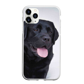 Чехол для iPhone 11 Pro матовый с принтом Черный лабрадор в Тюмени, Силикон |  | большая | золотистый | лабрадор | лабрадоры | палевый | песик | ретривер | собака | собаки
