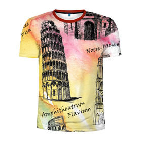 Мужская футболка 3D спортивная с принтом Architect в Тюмени, 100% полиэстер с улучшенными характеристиками | приталенный силуэт, круглая горловина, широкие плечи, сужается к линии бедра | architect | архитектор | архитектура | строения