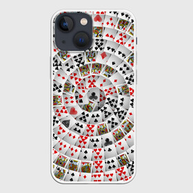 Чехол для iPhone 13 mini с принтом Игральные карты 3 в Тюмени,  |  | карты | настольные игры | пасьянс | покер