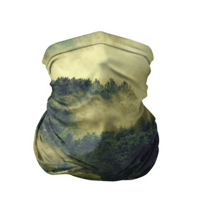Бандана-труба 3D с принтом туманный лес в Тюмени, 100% полиэстер, ткань с особыми свойствами — Activecool | плотность 150‒180 г/м2; хорошо тянется, но сохраняет форму | горы | лес | море | охота | приключения | природа | рыбалка | свобода | скалы | туман | туризм | экстрим
