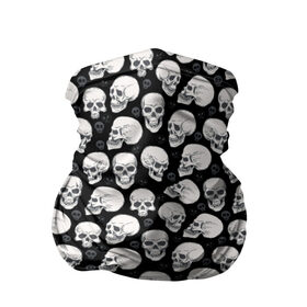 Бандана-труба 3D с принтом Halloween в Тюмени, 100% полиэстер, ткань с особыми свойствами — Activecool | плотность 150‒180 г/м2; хорошо тянется, но сохраняет форму | halloween | мистика | тыква | ужасы | хеллоуин | череп