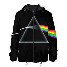 Мужская куртка 3D с принтом Pink floyd в Тюмени, ткань верха — 100% полиэстер, подклад — флис | прямой крой, подол и капюшон оформлены резинкой с фиксаторами, два кармана без застежек по бокам, один большой потайной карман на груди. Карман на груди застегивается на липучку | Тематика изображения на принте: пинк | флойд