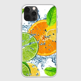 Чехол для iPhone 12 Pro Max с принтом Мятный смузи в Тюмени, Силикон |  | Тематика изображения на принте: вода | еда | зима | искусство | лайм | лимон | листья | новинки | природа | солнце | фрукты