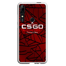 Чехол для Honor P Smart Z с принтом cs:go - Crimson Web Style Factory New (Кровавая паутина | Прям с завода) в Тюмени, Силикон | Область печати: задняя сторона чехла, без боковых панелей | Тематика изображения на принте: blood | crimson | cs | csgo | web | го | кровь | кс | паутина